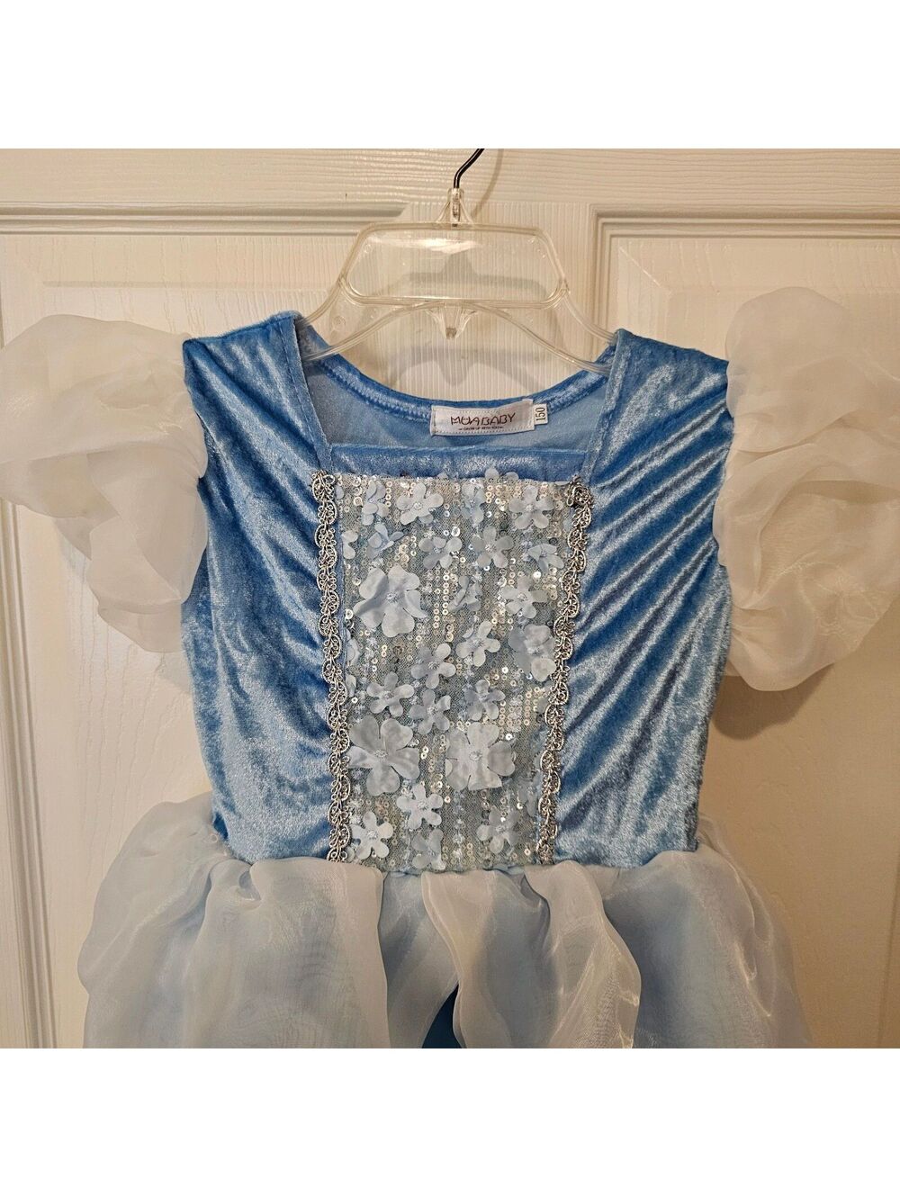 Mua Baby Girls 10 Dress Princess Cinderella Halloween Costume Light Blue - Picture 7 of 8